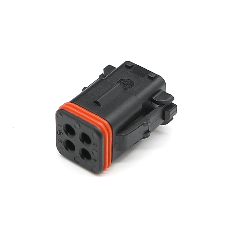 132004-001 conector automotriz de 4 vías (masculino)