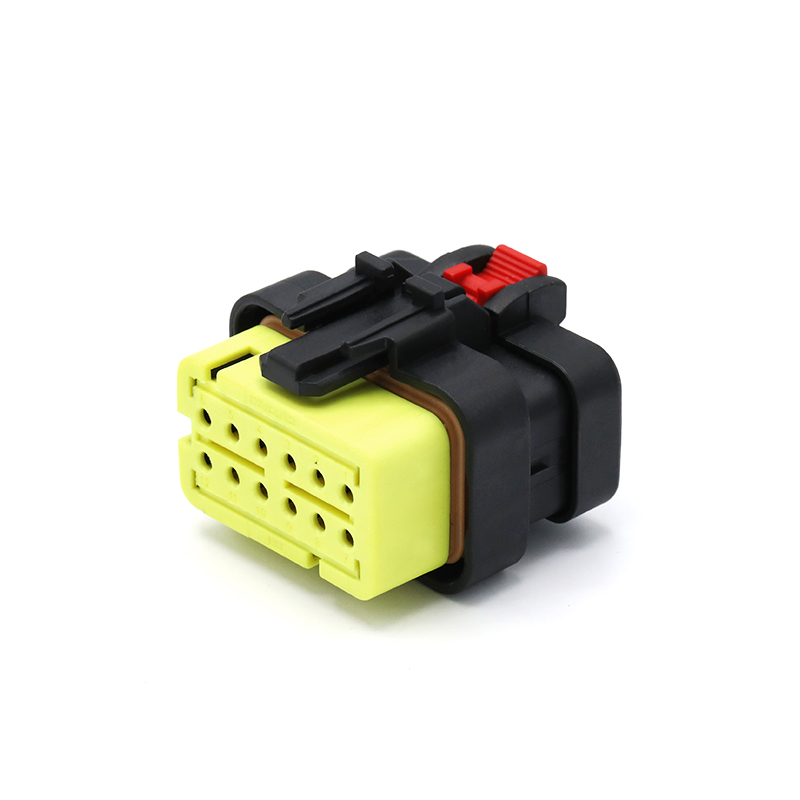 776437-3 conector automotriz de enchufe de 12 vías (masculino)