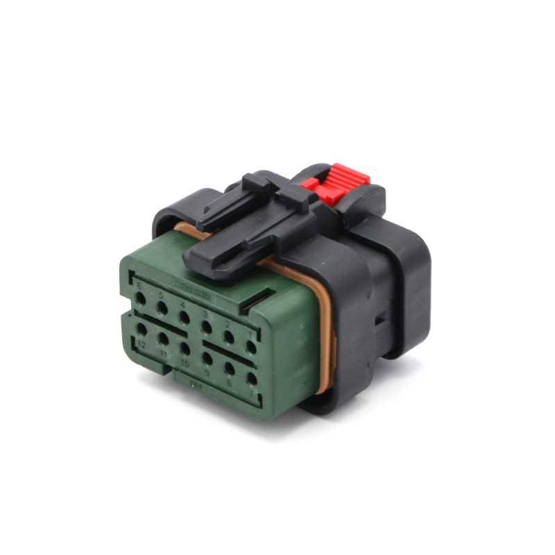 776437-4 conector automotriz de enchufe de 12 vías (masculino)